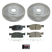 Load image into Gallery viewer, Power Stop 17-20 Lincoln Continental Front Semi-Coated Rotor Kit