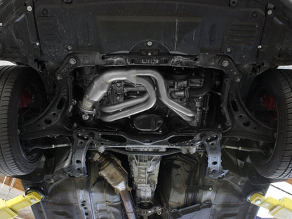 aFe 12-17 Toyota 86 / FRS / BRZ Twisted Steel 304 Stainless Steel Long Tube Header w/ Cat aFe