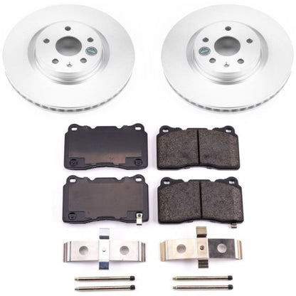 Power Stop 14-17 Buick Regal Front Z17 Evolution Geomet Coated Brake Kit PowerStop