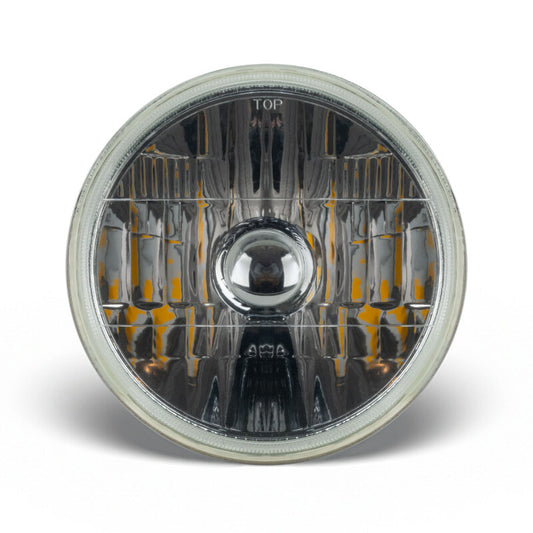 Oracle 7 IN. Sealed Beam Glass Lens Headlight – Non-Halo (Compatible with H4 LED Bulbs)