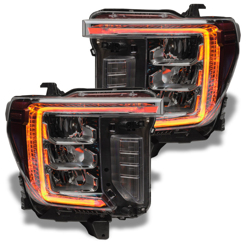 Oracle 20-21 GMC Sierra 2500/3500 HD RGB+W Headlight DRL Upgrade Kit - ColorSHIFT