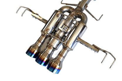 Invidia 22+ HONDA CIVIC TYPE-R FL5 R400 SINGLE LAYER TI TIP FULL CAT-BACK (NON POLISH PIPE) Invidia