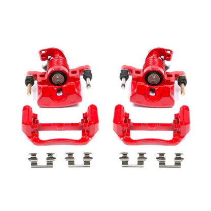 Power Stop 04-05 Pontiac Grand Prix Rear Red Calipers w/Brackets - Pair PowerStop