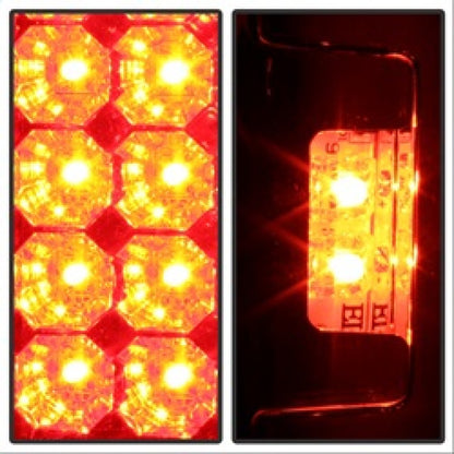 Spyder Ford F150 side 97-03/F250/350 Duty 99-07 LED Tail Lights Red Clear ALT-YD-FF15097-LED-RC SPYDER