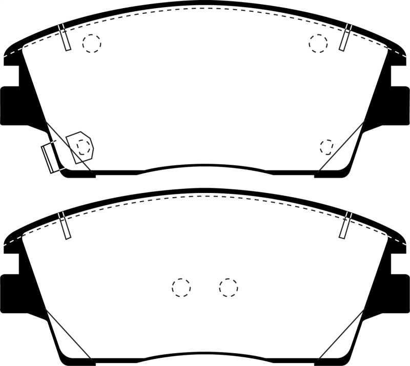 EBC Ultimax2 Front Brake Pads - UD1847 EBC