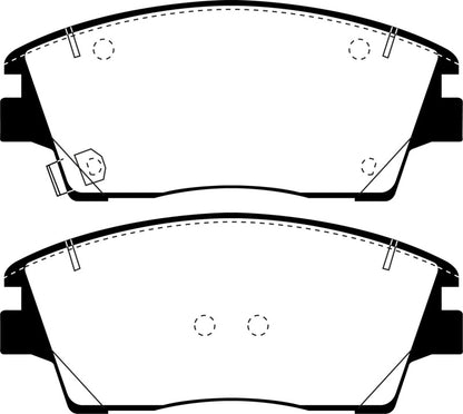 EBC Ultimax2 Front Brake Pads - UD1847 EBC