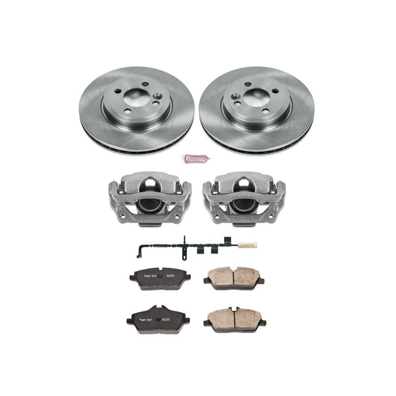 Power Stop 07-10 Mini Cooper Front Autospecialty Brake Kit w/Calipers PowerStop