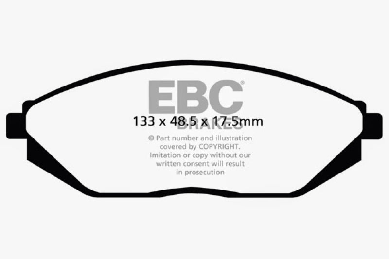 EBC GreenStuff Front Brake Pads - DP22097