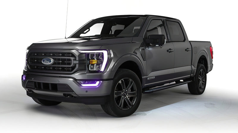 Oracle 21-22 Ford F-150 ColorSHIFT RGB+W Fog Light DRL Upgrade Kit w/ No Controller ORACLE Lighting