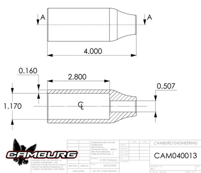 Camburg 1.50in. 4130 Billet Shock Mounts (pair) CAM-040013
