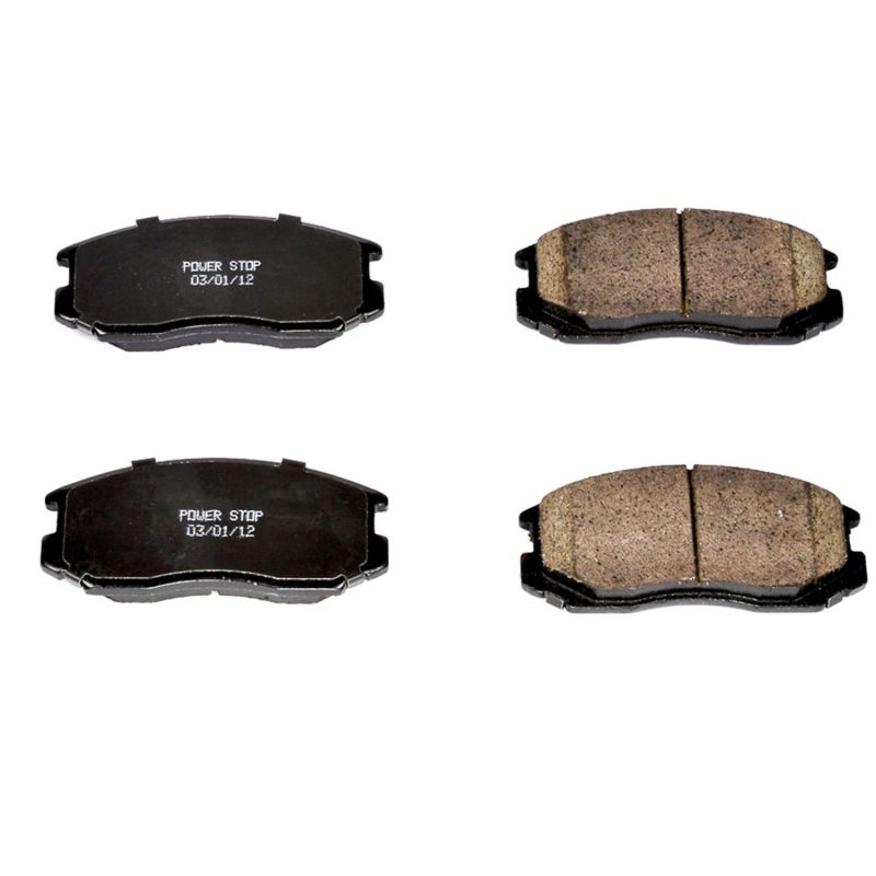 Power Stop 91-96 Eagle Summit Front Z16 Evolution Ceramic Brake Pads PowerStop