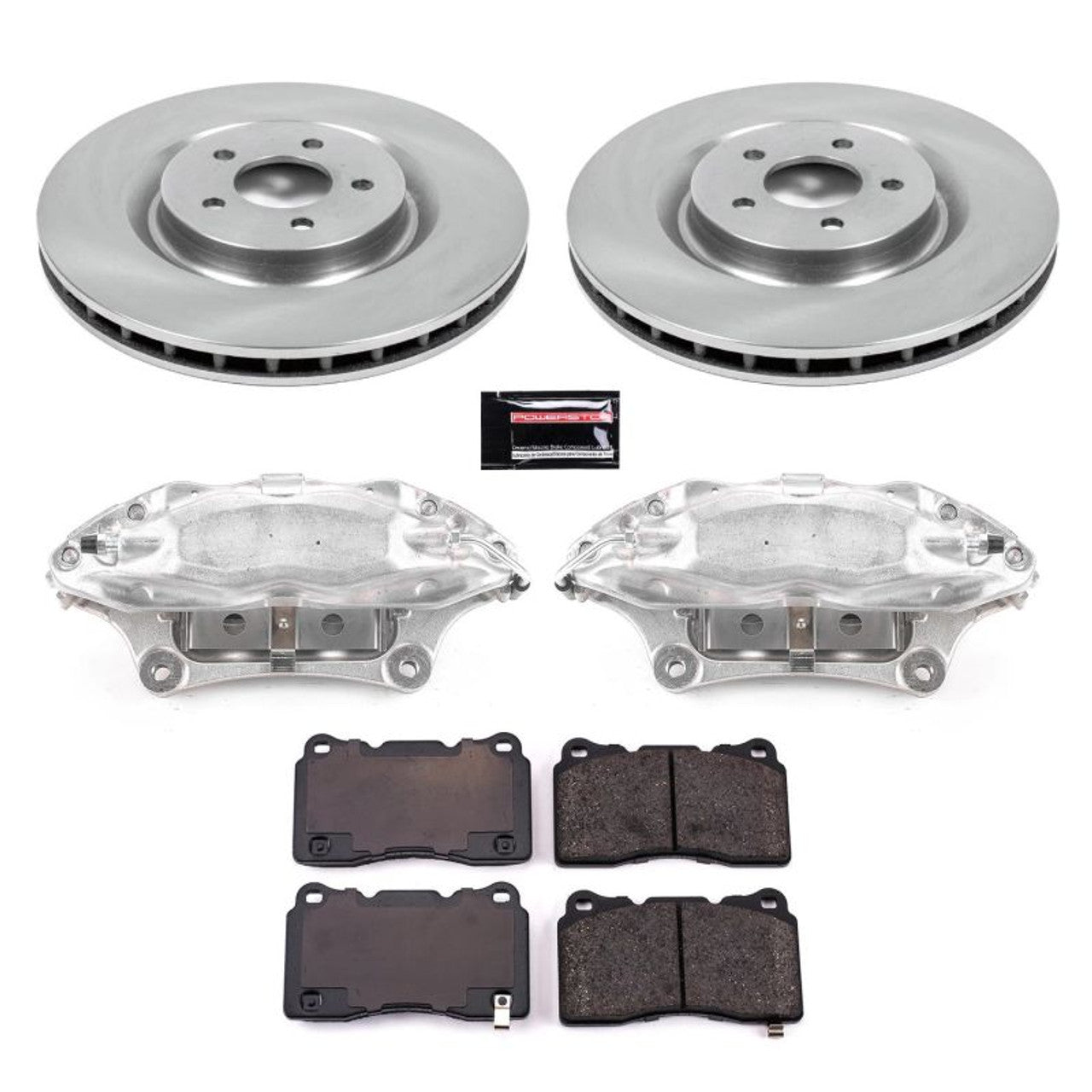 Power Stop 07-14 Ford Mustang Front Z26 Street Kit w/Cals
