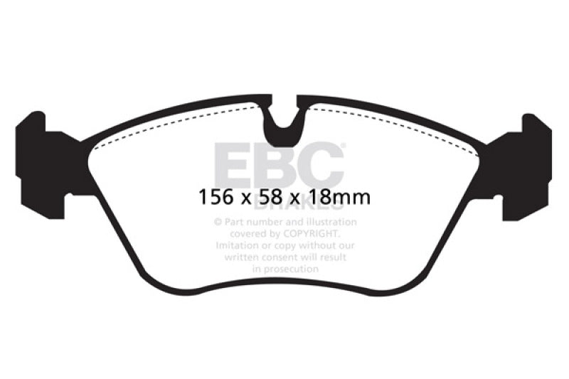 EBC GreenStuff Front Brake Pads - DP2880 EBC