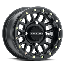 Load image into Gallery viewer, Raceline A92B Podium 15x6in / 4x137 BP / 40mm Offset / 110.18mm Bore - Satin Black Beadlock Wheel