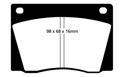 EBC RedStuff Front Brake Pads - DP3108C EBC