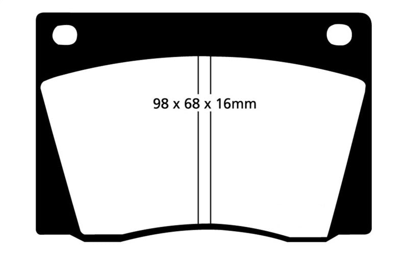 EBC RedStuff Front Brake Pads - DP3108C