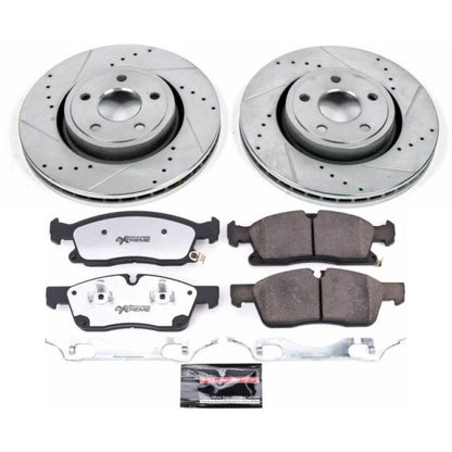 Power Stop 16-19 Jeep Grand Cherokee Front Z36 Truck & Tow Brake Kit PowerStop