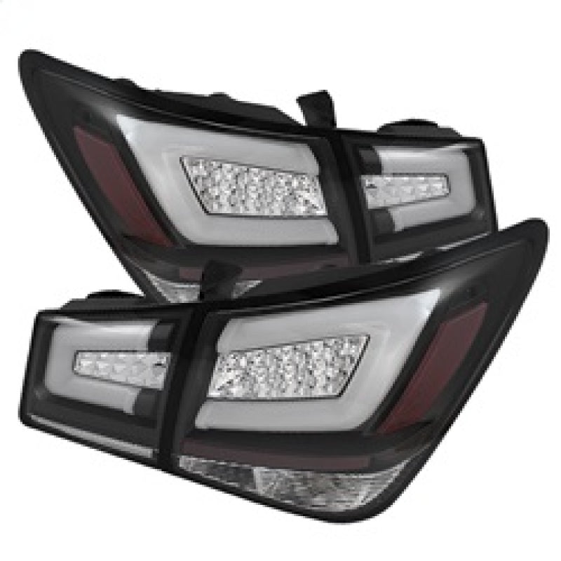 Spyder Chevy Cruze 2011-2014 Light Bar LED Tail Lights Black ALT-YD-CCRZ11-LBLED-BK SPYDER