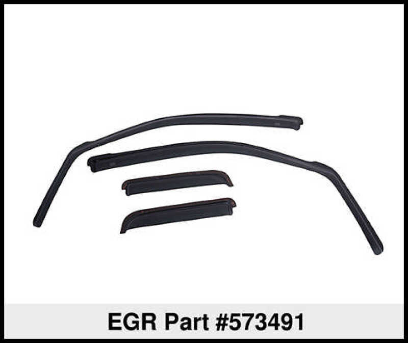 EGR 15+ Ford F150 Crew Cab In-Channel Window Visors - Set of 4 (573491)
