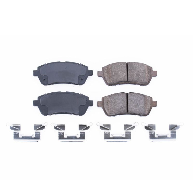 Power Stop 11-19 Ford Fiesta Front Z17 Evolution Ceramic Brake Pads w/Hardware PowerStop