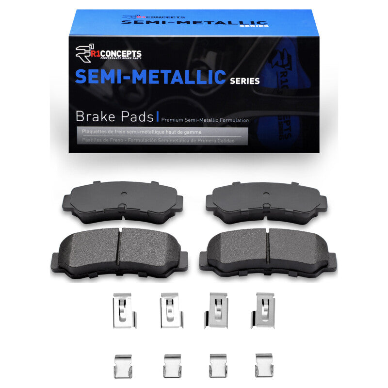 R1 Rear Semi-Metallic Brake Pad Kit 1976-1980 Plymouth Arrow - 2311-0198-01