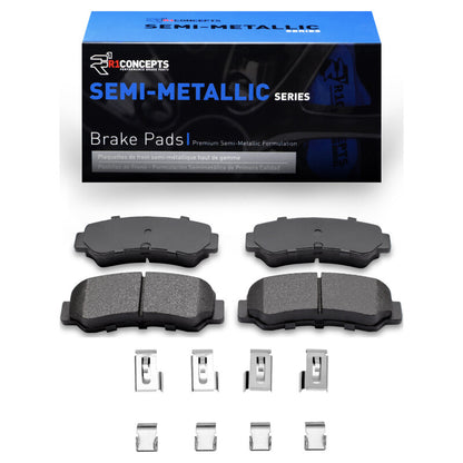 R1 Rear Semi-Metallic Brake Pad Kit 1976-1980 Plymouth Arrow - 2311-0198-01