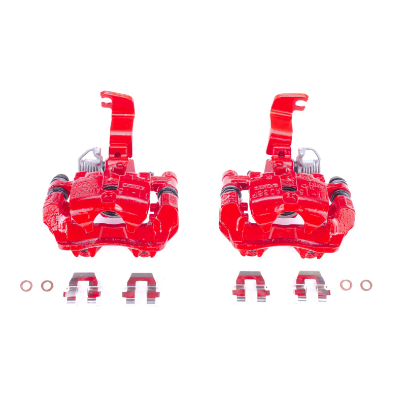 Power Stop 03-05 Buick Park Avenue Rear Red Calipers w/Brackets - Pair PowerStop