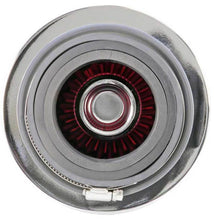 Load image into Gallery viewer, K&amp;N Universal Air Filter Chrome Round Tapered Red - 4in Flange ID x 1.125in Flange Length x 5.5in H