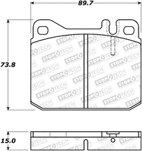 Load image into Gallery viewer, StopTech Premium Ceramic Brake Pads - 308.01450