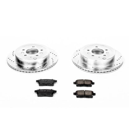Power Stop 07-12 Mazda CX-7 Rear Z23 Evolution Sport Brake Kit PowerStop
