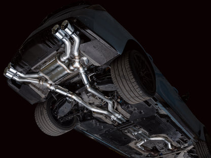 AWE 22-26 Cadillac CT5-V Blackwing SwitchPath Exhaust - Chrome Silver Tips