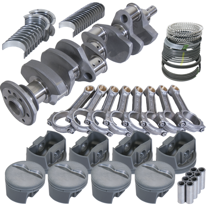 Eagle Chevy 350 3.750in Crank 5.700in I-Beam Rods -5cc Flat Top 4.040in Pistons Rotating Assembly