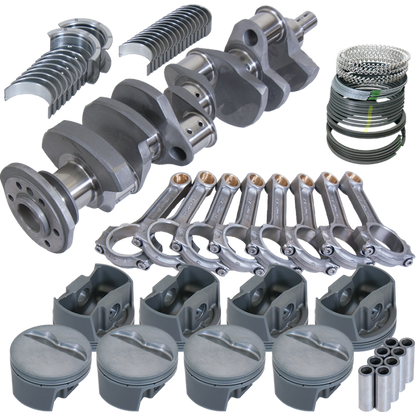 Eagle Chevy 350 3.750in Crank 5.700in I-Beam Rods -5cc Flat Top 4.040in Pistons Rotating Assembly