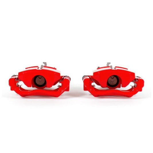Power Stop 13-16 Dodge Dart Rear Red Calipers w/Brackets - Pair PowerStop