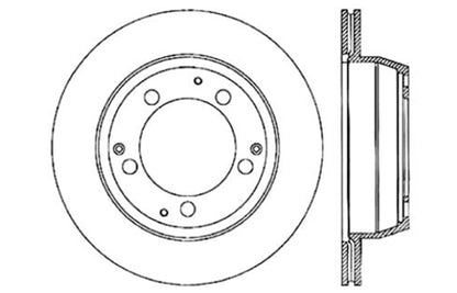 StopTech Drilled Sport Brake Rotor Stoptech