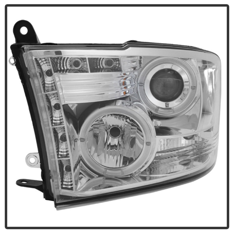 Spyder Dodge Ram 1500 09-14 10-14 Projector Headlights Halogen- LED Halo LED - Chrm PRO-YD-DR09-HL-C SPYDER