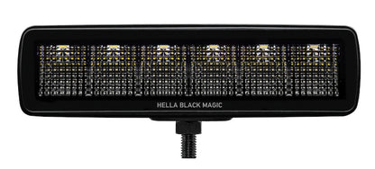 Hella Universal Black Magic 6 L.E.D. Mini Light Bar - Flood Beam Hella