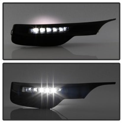 Spyder Honda Accord Sedan 2016-2017 OEM LED Fog Lights W/Switch- Clear FL-HA2016-4D-LED-C SPYDER