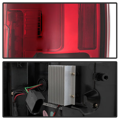 Spyder 17-18 Ford F-250 Super Duty (Excl LED Models) LED Tail Lights -Red Clr (ALT-YD-FS17-LED-RC) SPYDER