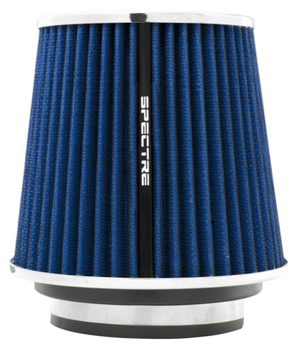 Spectre Adjustable Conical Air Filter 5-1/2in. Tall (Fits 3in. / 3-1/2in. / 4in. Tubes) - Blue Spectre