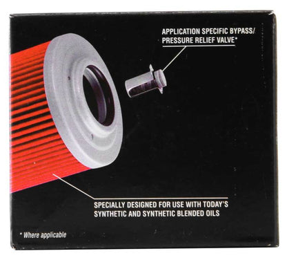 K&N Honda / Kawasaki / Yamaha / Triumph 3in OD x .75ID x 2.210in H Oil Filter K&N Engineering