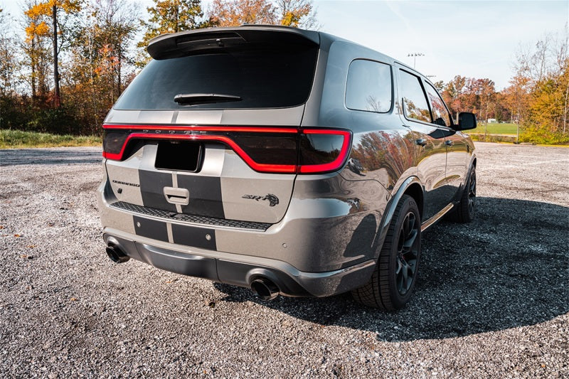 Corsa 21-22 Dodge Durango SRT Hellcat Cat-Back 2.75in Dual Rear Exit Sport 4.5in Black PVD Tips CORSA Performance