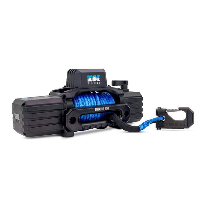 Borne Off-Road 10K Winch - Blue Synthetic Rope