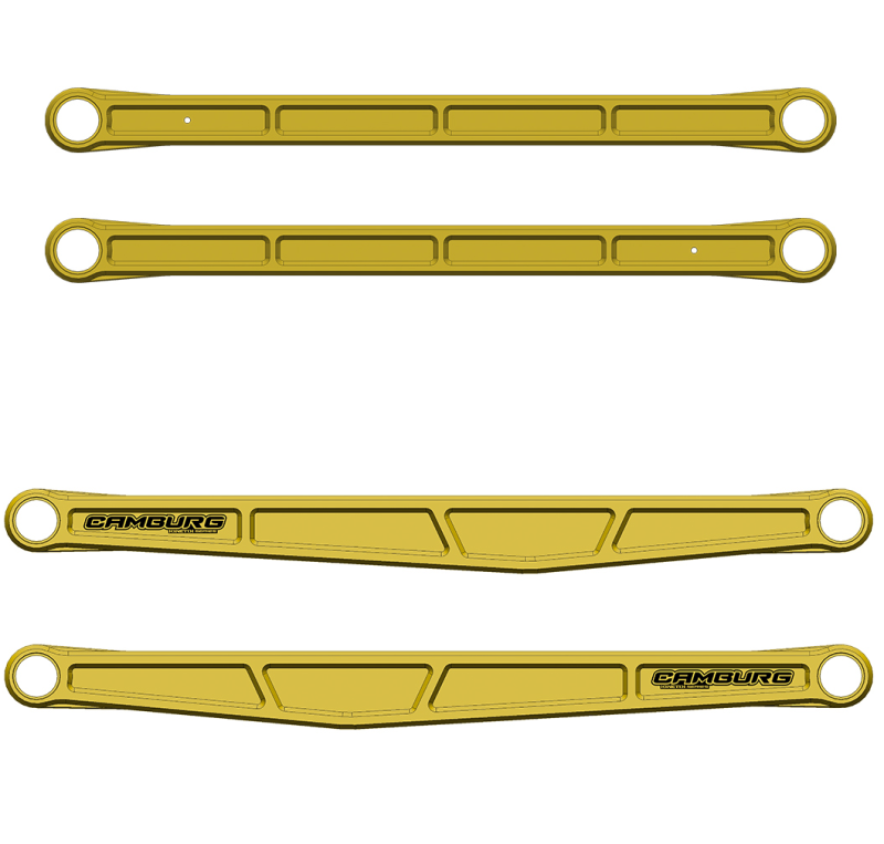 Camburg Ford Raptor 21-23 KINETIK Series Rear Billet Trailing Arm Kit (Gold) CAM-120033-GLD