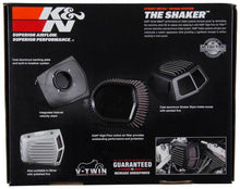 Load image into Gallery viewer, K&amp;N Street Metal Intake System 08-16 Harley Davidson Shaker Silver H/D Touring Models