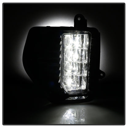 Spyder GMC Sierra 1500 Denali Only 19-20 (Not for 2500/3500) OEM Style Full LED Fog w/ Switch- Clear SPYDER