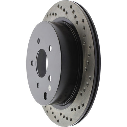 StopTech 03-12 Infiniti FX35 Drilled Sport Left Rear Cryo Rotor Stoptech