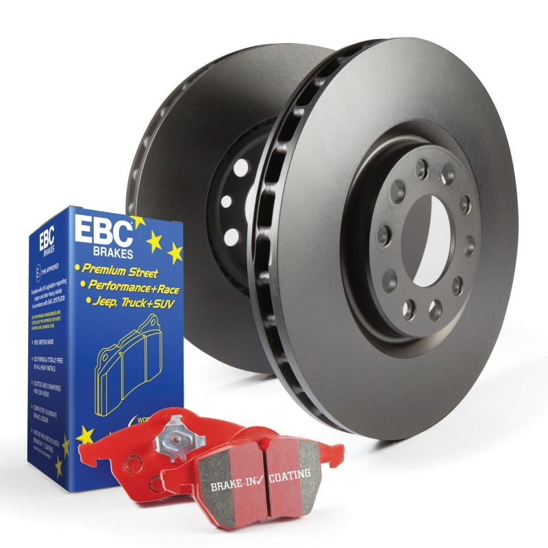 EBC Stage 12 RedStuff Brake Pads and RK Rotors - S12KR1576 EBC