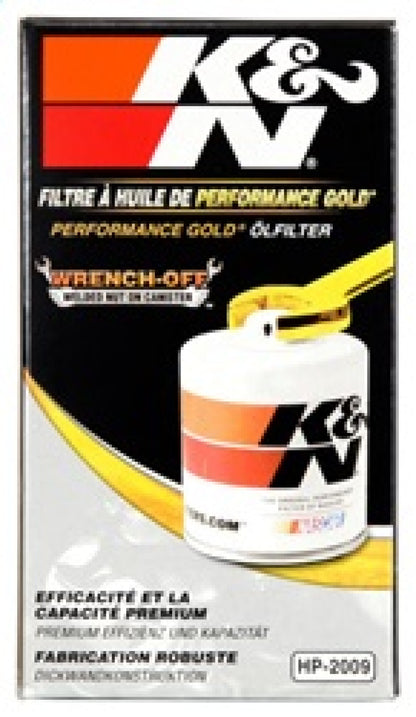 K&N 03-05 Neon SRT-4 / Lotus Elise Performance Gold Oil Filter K&N Engineering
