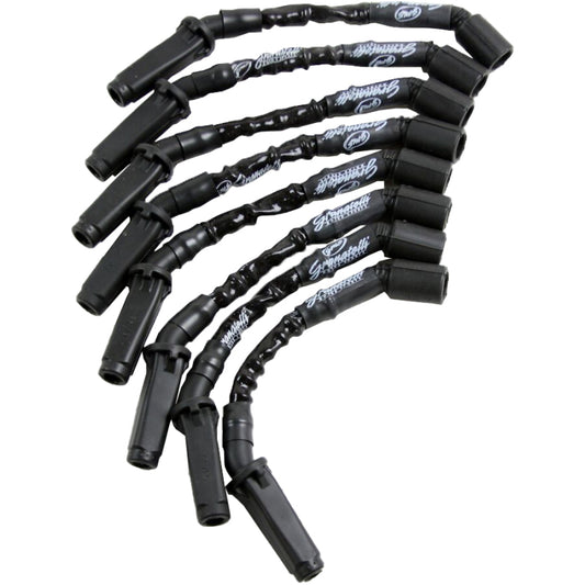Granatelli 1999-2023 GM LS3 Black Coil-Near-Plug Ignition Wire Kit - Part 28-1811HTB